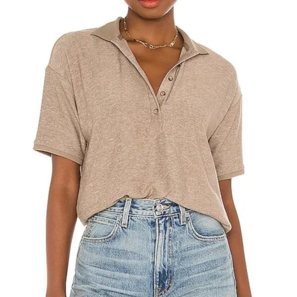 Richer Poorer Cozy Knit Sweater Polo